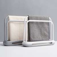 Kitchen Table Used Free PunchingFolding Plastic Dish Cloth Holder/Creative Kitchen Foldable Rag Storage Rack