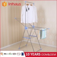 Foldable dish drying rack butterfly shaped Corner laundry drying rack