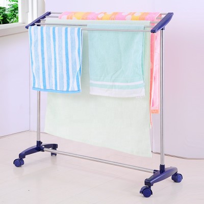 Stainless Steel Standing Towel Rack Shelf Extender Bathroom Storage Organizer Vertical Balcony Laundry dDrying Towel Racks